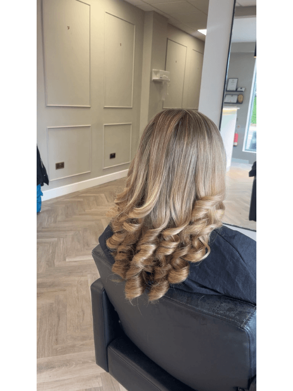 polished curls